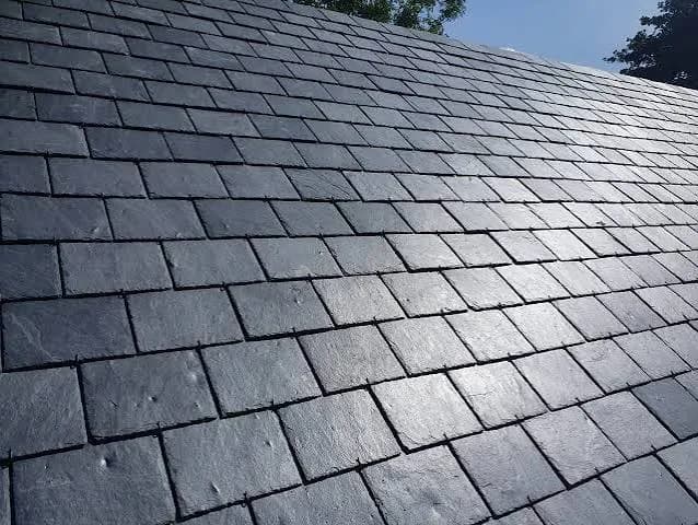 Natural slate roof